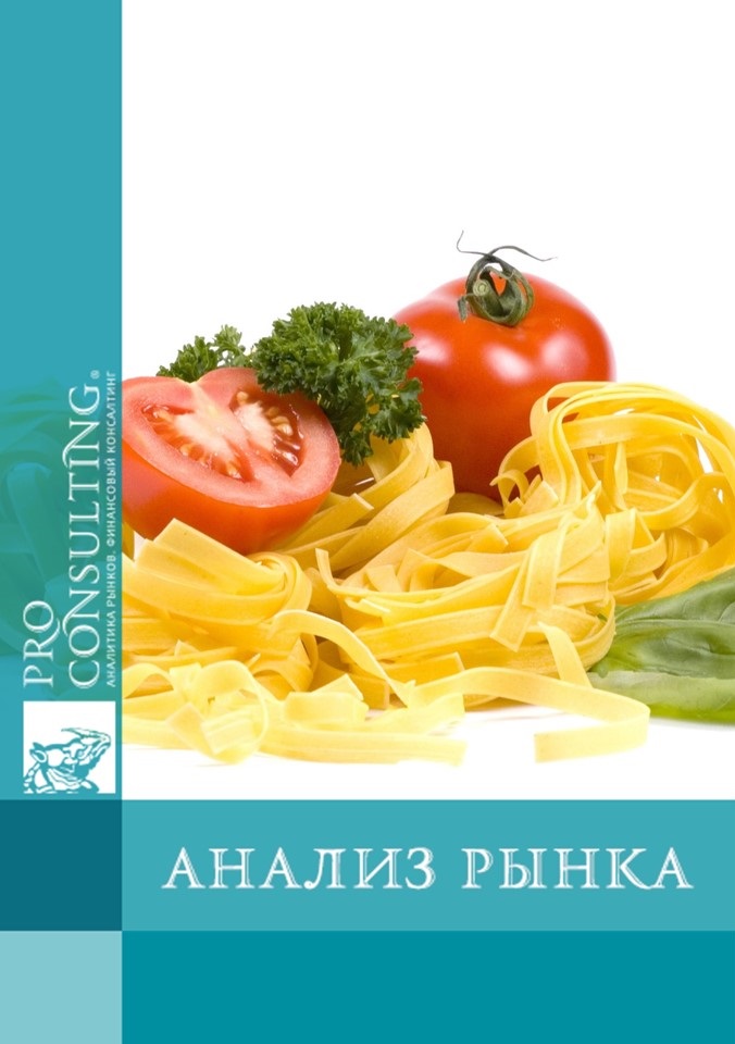 Анализ рынка макаронных изделий без начинки в Украине. 2013 год